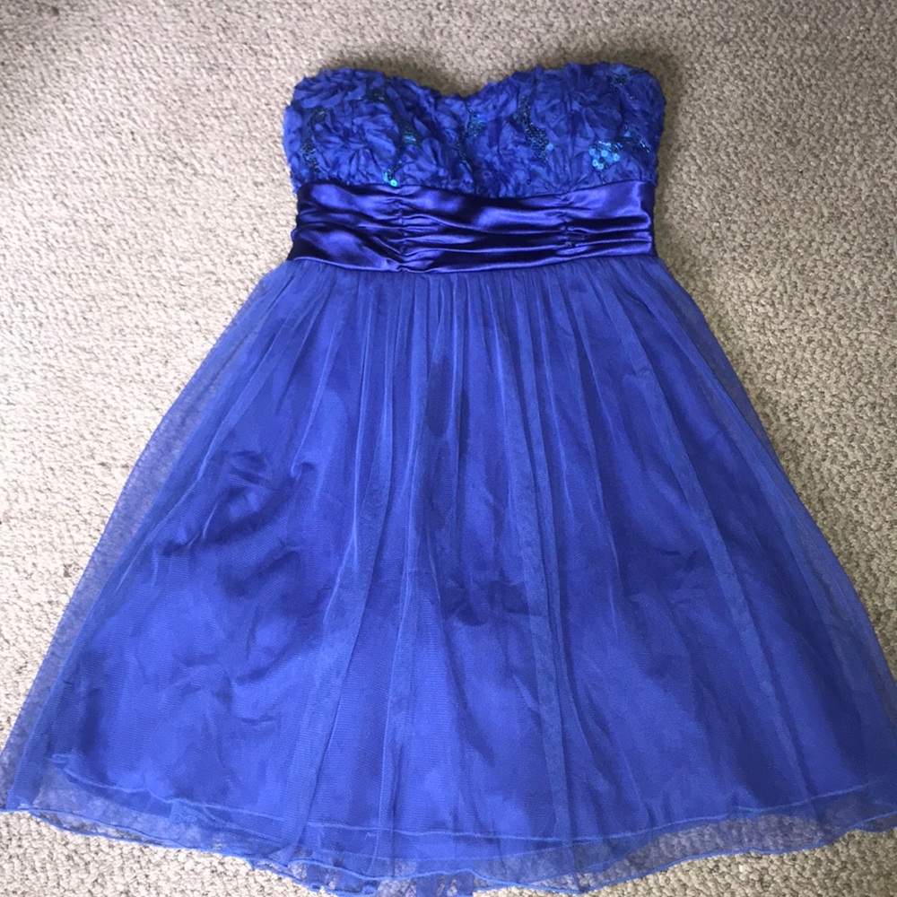Blue formal dress